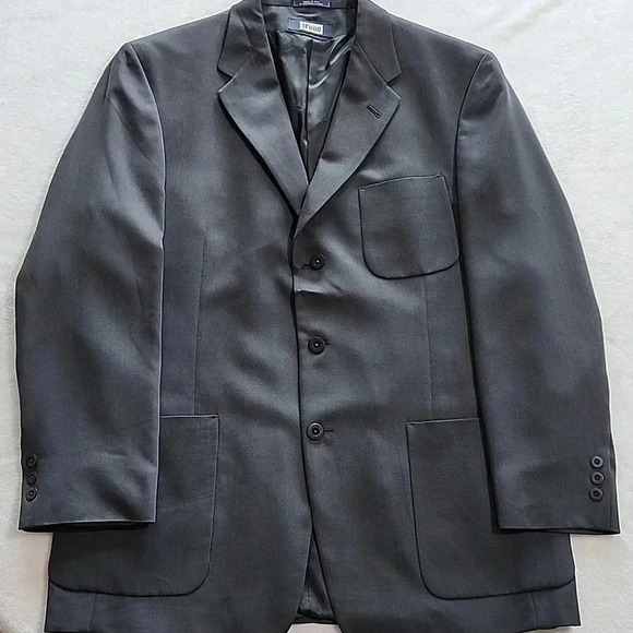 Men's Austin Reed 1-Pc Suit Jacket,  Gray, Size 44R, Pre-Owned - Picture 3 of 9